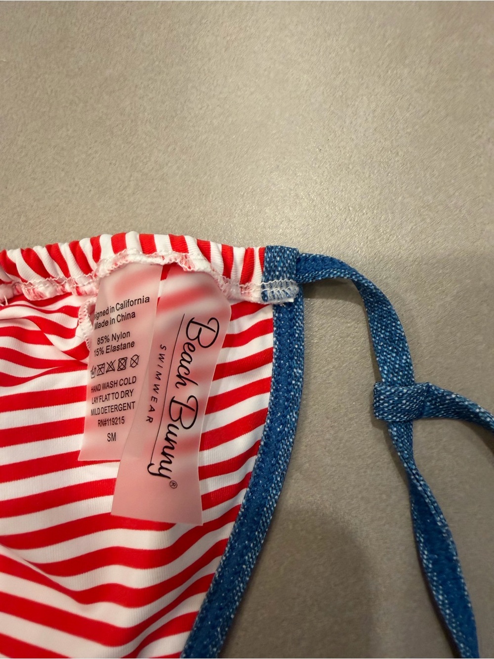 Beach Bunny Striped Harbor Bikini (NWOT) - Picture 9 of 10